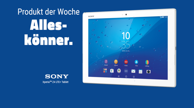 Produkt der Woche SONY Xperia Z4 LTE+ Tablet 32GB weiss