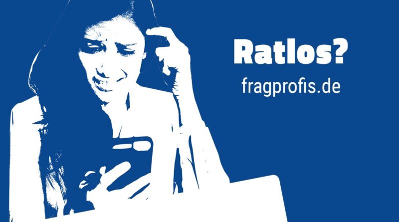 RATLOS? fragprofis.de